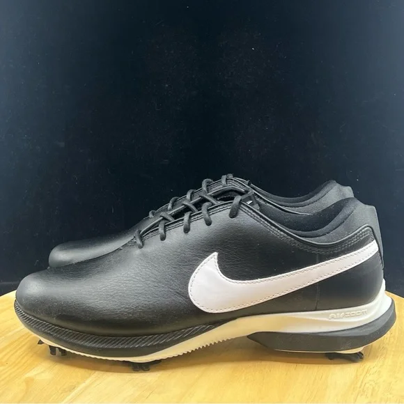 Nike Air Zoom Victory Tour 2 Golf Shoes Black White DJ6569-001 Mens 7.5/ Wmns 9 - Picture 8 of 10